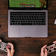 The controllers with thumbsticks are in a weird place. They’re not up to the task of playing precise modern shooters, for example, but are just fine for older retro games.